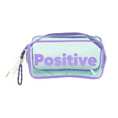 Uniti Bloom Collection Pvc Pencil Case With The Word Positive