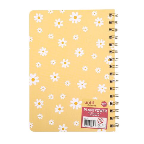 Uniti Kids Plant Power So Bzzzzy A5 Notebook