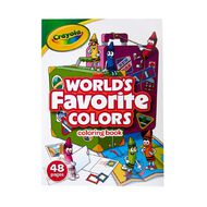 Crayola World's Favourite Colours Colouring Book 48 Pages