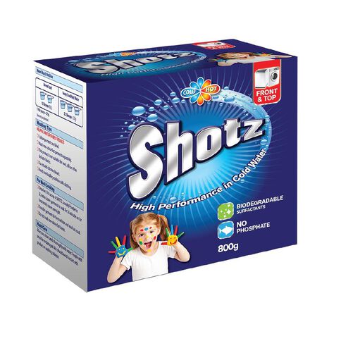 Shotz Laundry Detergent Front Load 800g