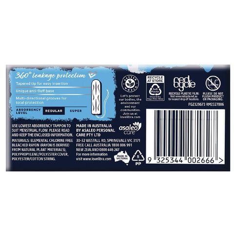 Libra Body Fit Regular Tampon 16 Pack