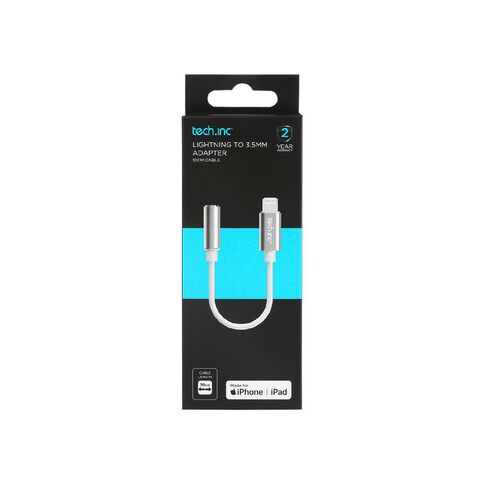 Tech.Inc Lightning To 3.5mm Adapter TIEM104A