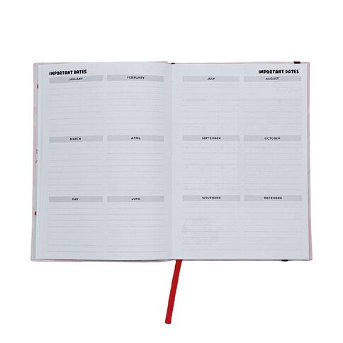 Winnie the Pooh 2026 Week To Date Diary Pink A5