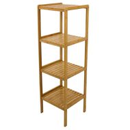 Living & Co Bamboo 4 Tier Shelf Natural