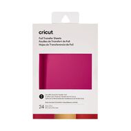 Cricut Transfer Foil Sampler 4 Inch x 6 Inch Ruby Red Mid 24 Pack