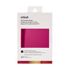 Cricut Transfer Foil Sampler 4 Inch x 6 Inch Ruby 24 Pack