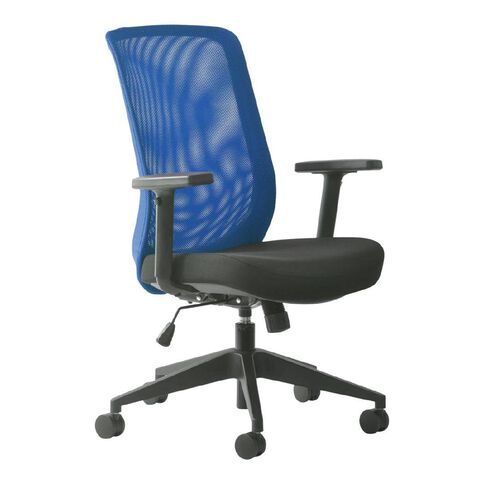 Mondo Gene Mesh Chair with Arms Blue