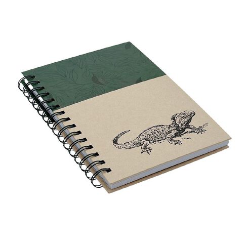 Uniti Kiwiana Spiral Notebook Tuatara A5