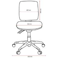Buro Seating Roma 2 Lever Midback Chair Green Mid