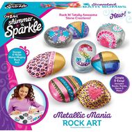 Shimmer n Sparkle Metallic Rock Art