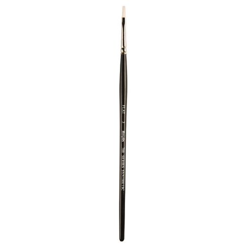 Haydn #3 Taklon Flat Brush White