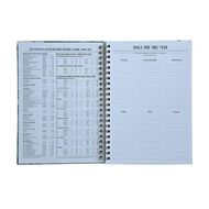 WS 2026 Diary A4 Week to View Spiral Foliage. Green