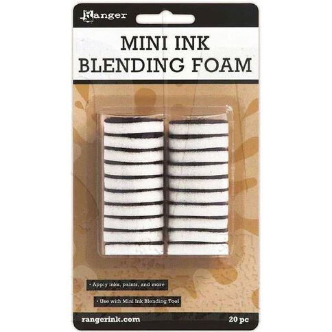 Ranger Mini Ink Blending Foams Round 20 Pack