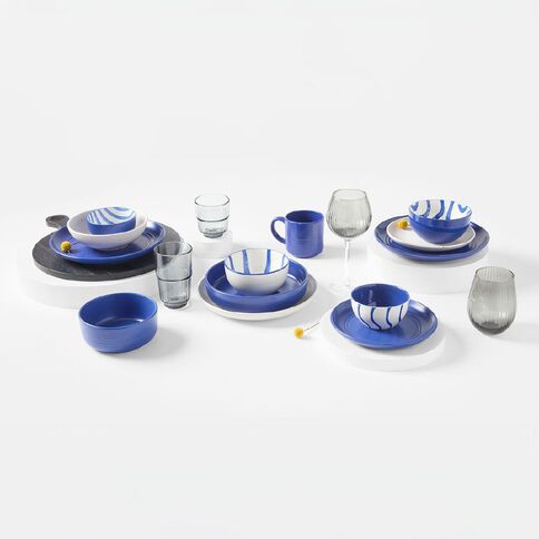 Living & Co Gatsby Glass Tall 400ml Grey 4 Pack