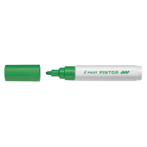 Pilot Pintor Marker Bullet Medium 4.5mm Tip Green Light