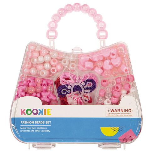 Kookie Beads Set with Handle Multi-Coloured