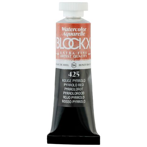BLOCKX Watercolour Tube 15ml S4 425 Pyrrolo Red Red