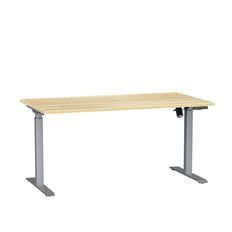 Knights Agile Boost Electric Single Sided Desk Frame Atlantic Oak Top
