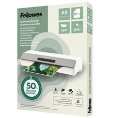 Fellowes Laminating Pouches Light A4 100 Pack