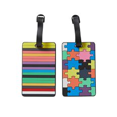 Living & Co Luggage Tags Assorted 2 Pack