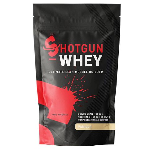 Shotgun Whey Protein Ultimate Lean Muscle Builder Vanilla 1kg