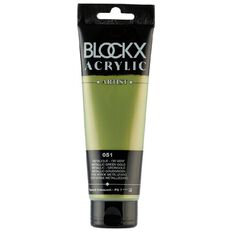 BLOCKX Acrylic Tube Metallic Green Gold 120ml
