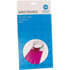 WS Wristbands 10 Pack Pink