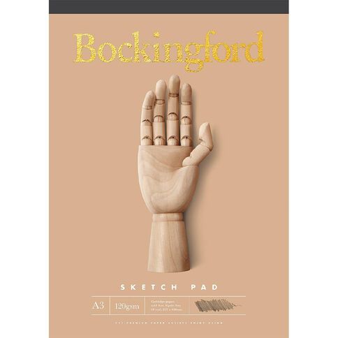 Bockingford Sketch Pad B21 120gsm 60 Leaf A3