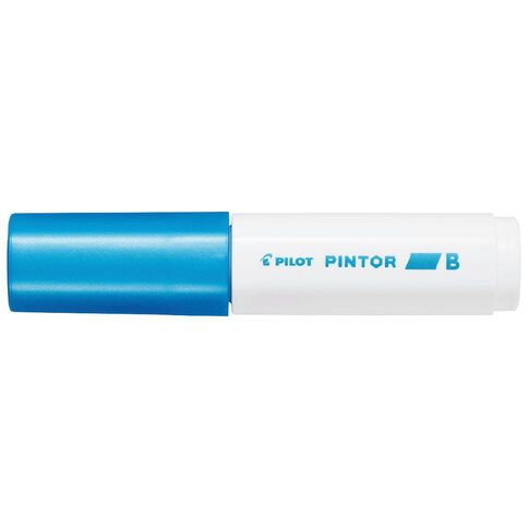 Pilot Pintor Marker Chisel Metallic Broad 8.0mm Tip Blue