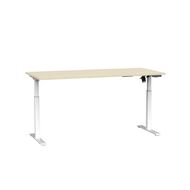 Knights Agile Boost Electric Single Sided Desk Frame Nordic Maple Top