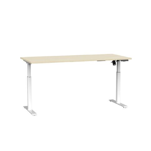 Knights Agile Boost Electric Single Sided Desk Frame Nordic Maple Top