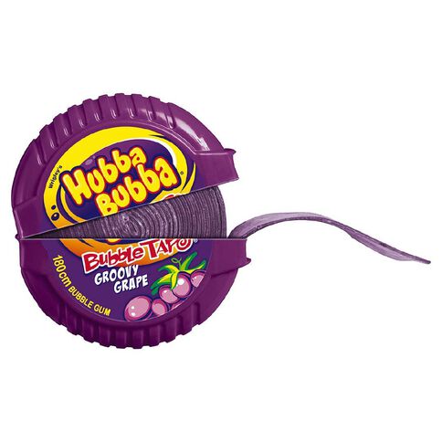 Hubba Bubba Groovy Grape Bubble Gum Tape 180cm