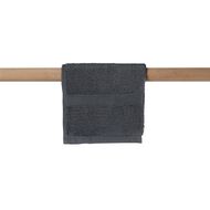 Living & Co Plush Plain Face Towel Charcoal 30cm x 30cm