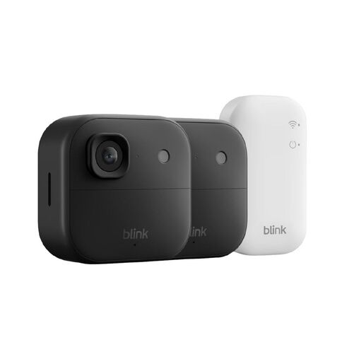 Blink Outdoor 2K+ With Sync Module Core 2 Pack Black