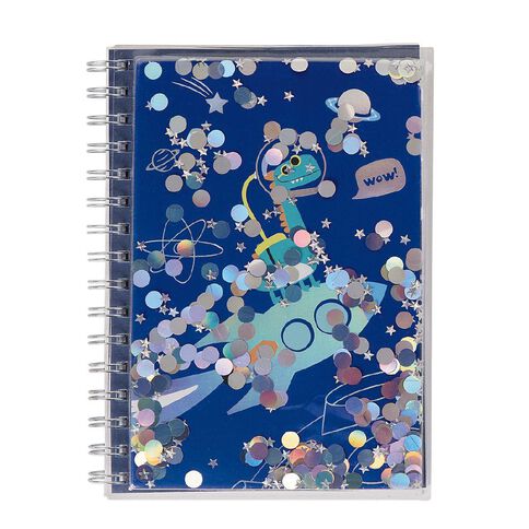 Kookie Novelty20 Notebook Space Glitter A5