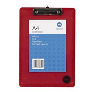 WS Clipboard Red Mid A4