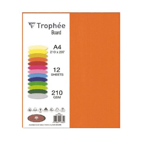 Trophee Board 210gsm Flame 12 Pack