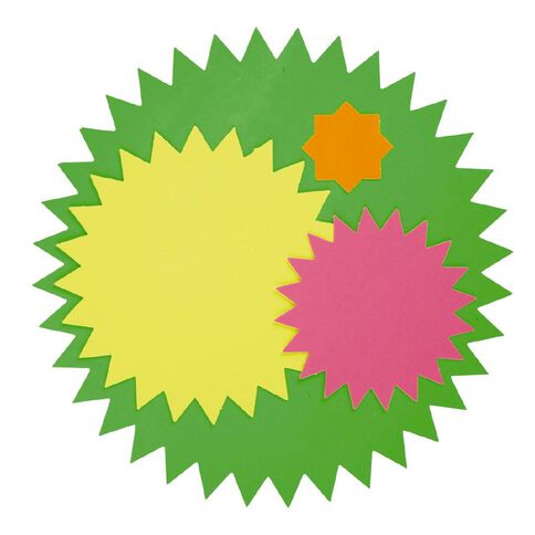 WS Fluorescent Stars R3 135mm Assorted