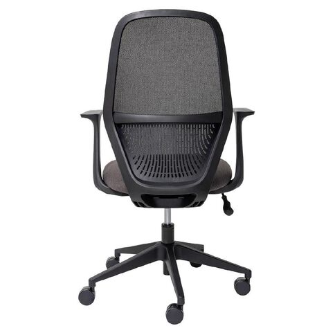 Buro Seating Mondo Soho Chair Black Mesh With Arms