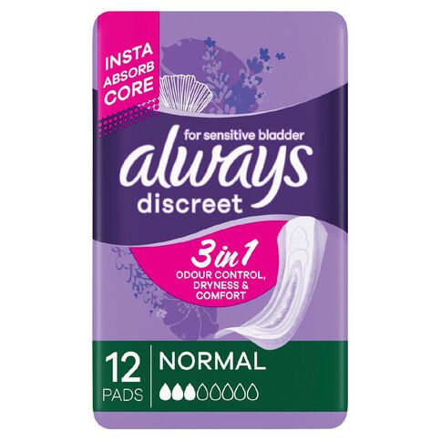 Always Discreet Pad Normal 12 Pack