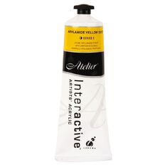 Atelier S3 Acrylic Paint Arylamide Yellow Deep 80ml