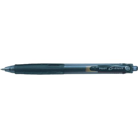 Pilot-BeGreen G-Knock Pen Gel Black Fine 0.7mm Black