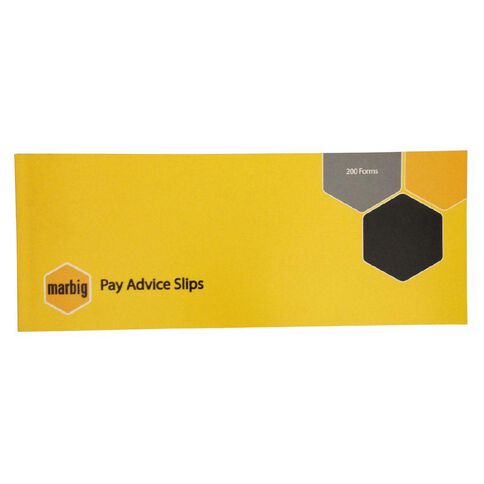 Marbig Wages Pay Advice Slip 200 Forms
