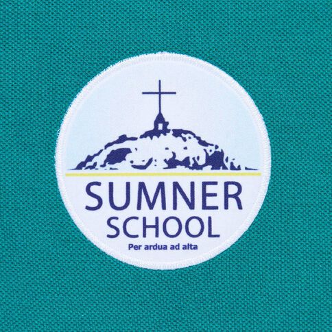 Schooltex Sumner School Long Sleeve Polo with Badge