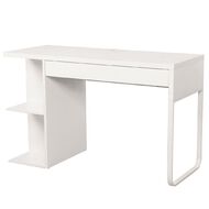 Workspace Moda Bookcase Desk White