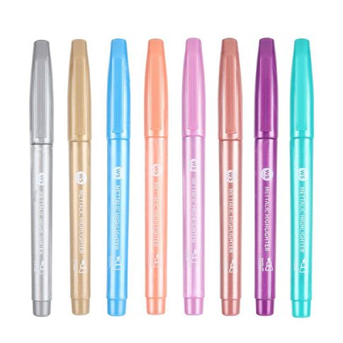 Uniti Metallic Highlighters 8 Pack