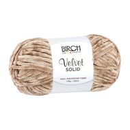 Birch Velvet Yarn 100% Polyester 100G Mushroom