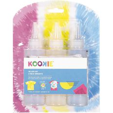 Kookie Tie Dye Kit Bright Multi-Coloured 3 Pack