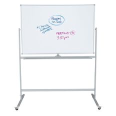 Boyd Visuals Lacquered Mobile Whiteboard 1200 x 1500mm