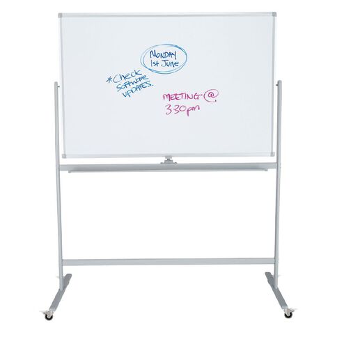 Boyd Visuals Lacquered Mobile Whiteboard 1200 x 1500mm